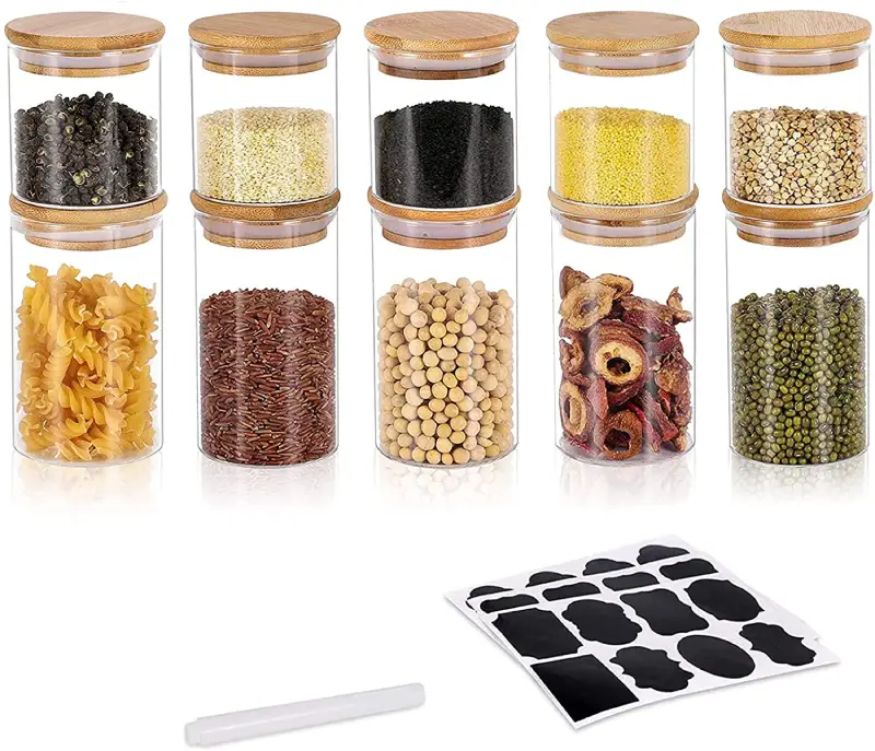 TARROS DE CRISTAL PARA GUARDAR ALIMENTOS