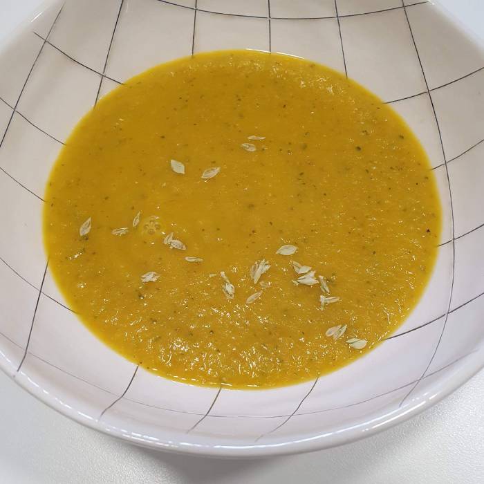 crema de verduras con calabacin